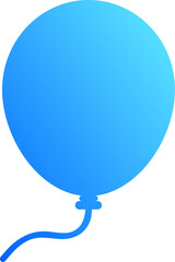 Blue Gradient Balloon Icon