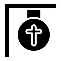 church signboard glyph