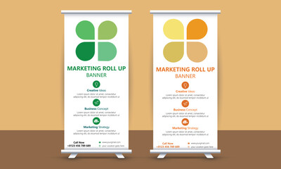 Corporate Business Roll Up Banner