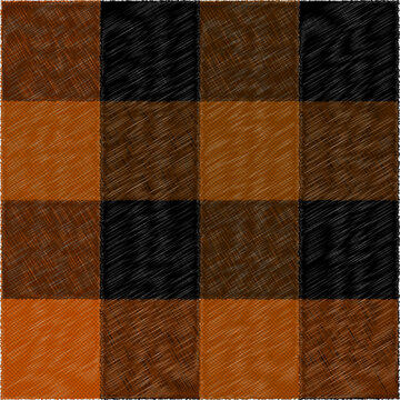 Burnt Orange Lumberjack plaid seamless pattern, Check tartan vector image, EPS10 background  design for for autumn winter scarf, flannel shirt, other modern fashion textile or digital paper print.
