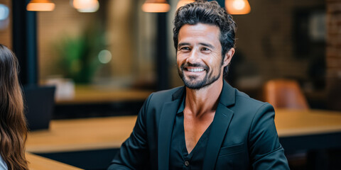 Portrait of a proficient Recruitment Specialist, orchestrating effective employment strategies and worker placement