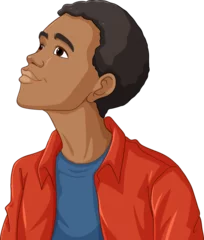 Foto op Plexiglas African man cartoon character © GraphicsRF