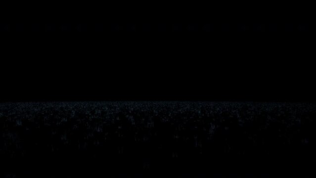 Rain Falls on the Ground, Raindrop Overlay Background Black