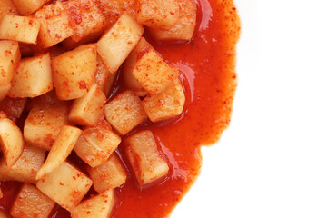 Daikon Kimchi. Tasty and spicy