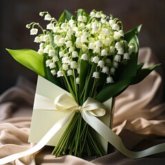 bouquet of lilies of valley