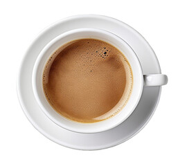 Coffee cup isolated on transparent or white background, png photo
