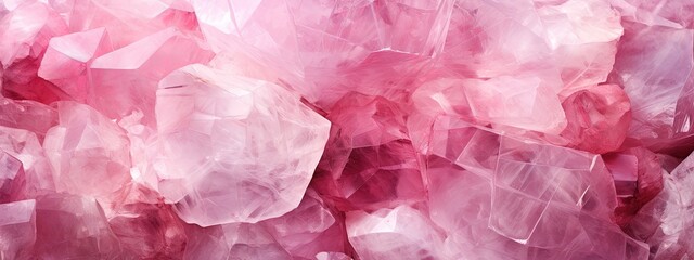 Ethereal Beauty of Rose Quartz Crystals
