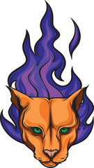 Jaguar Fender Top Side Trunk Car Sticker, Jaguar Decal Jaguar Car Sticker