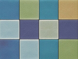 Fototapeta premium Glass blocks minimalist background. AI generated illustration