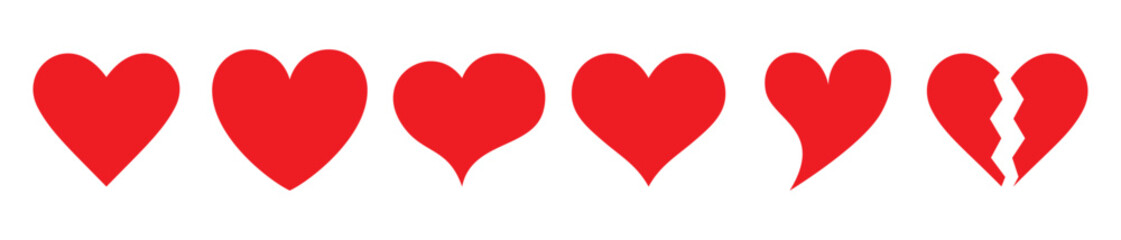 Mark representing heart, love, marriage, etc.