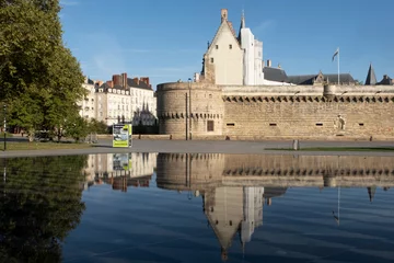 Deurstickers The castle of Nantes, France © twanwiermans