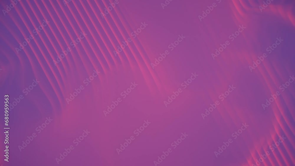 Aufkleber purple and pink wavy background. a simple minimalist style. modern design. 3d rendering digital anim