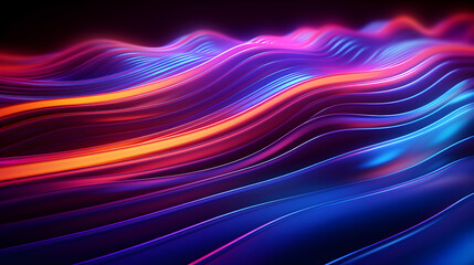 Neon glowing lines, abstract texture background, abstract speed lines, technology background