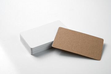 Stack of business cards
