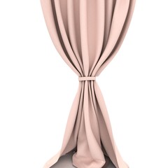 curtains3d Render Illustration