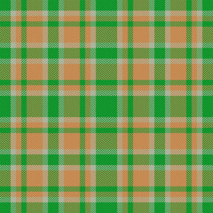 Textile background fabric of seamless tartan texture with a vector plaid pattern check.