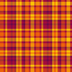 Tartan pattern vector of check plaid background with a seamless fabric texture textile.