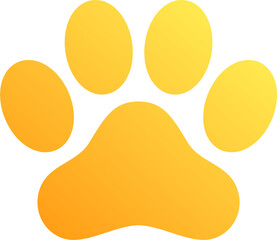 Orange Gradient Pet Icon
