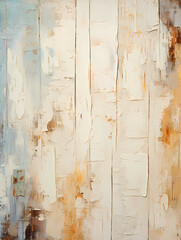 A Close Up Of A Painting - old wood planks vintage painted with white color