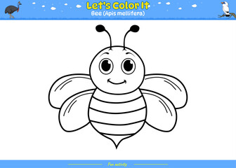Lets color it Bee
