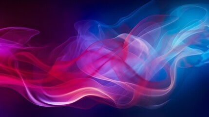 Obraz premium Abstract light refracting spectrum of vivid colors against a dark background