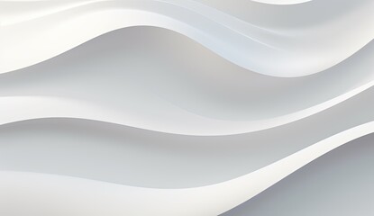 White Paper Background with Waves in the Style of Future