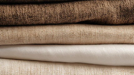 Touch of Comfort Fabric Texture with Burlap, Linen, and Cotton - Soft and Tactile - Created using Generative AI