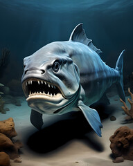 Agressive Prehistoric fish