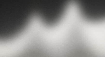 black grey white waves , a normal simple grainy noise grungy empty space or spray texture , a rough abstract retro vibe shine bright light and glow background template color gradient