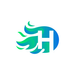 Letter H logo or symbol template design