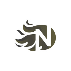Letter N logo or symbol template design