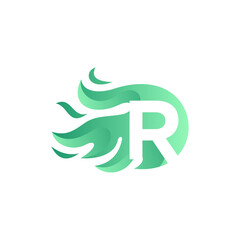 Letter R logo or symbol template design