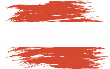 Austria State Flag Abstract Shape