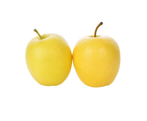 Ripe yellow apple transparent png