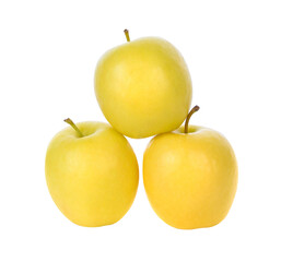 Fresh yellow apple transparent png