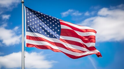 Fototapeta premium American symbol of 4th of july independence day democracy and patriotism.
