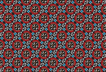 Retro Navajo tribe vector seamless design in various colors. Print of Aztec Fancy Geometric Art. Wallpaper, Fabric Design, Fabric, Paper, Cover, Textile, Weave, and Wrap are all terms that can be used