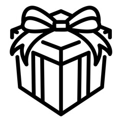 gift box outline icon