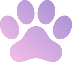 Violet Gradient Pet Icon