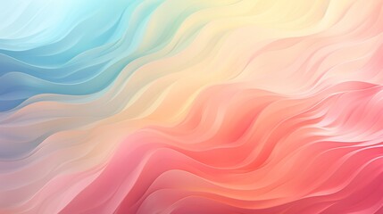 Obraz premium Creative wavy pastel colors vibrant smooth flow abstract background