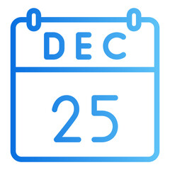 calendar gradient icon