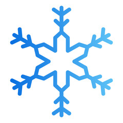 snowflake gradient icon