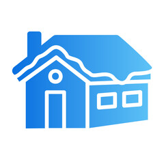 house gradient icon