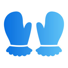 mittens gradient icon