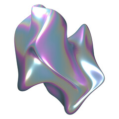 Obraz premium Amorphous 3D shapes