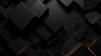 Black anthracite seamless motif tiles wallpaper texture background banner panorama - obrazy, fototapety, plakaty