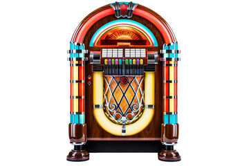 Old-Fashioned Music Player on a transparent background