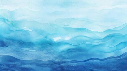 Dark blue azure turquoise abstract watercolor background for textures backgrounds