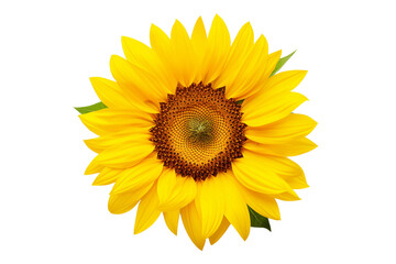 Isolated Sunflower on a transparent background