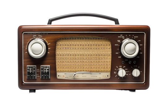 Old-Fashioned Receiver Isolated on a transparent background